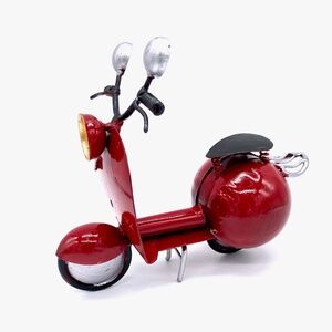 Hand Forged Recycled Metal Vespa Statue